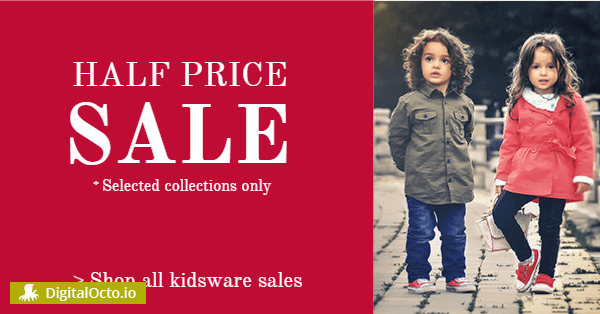 Half price sale