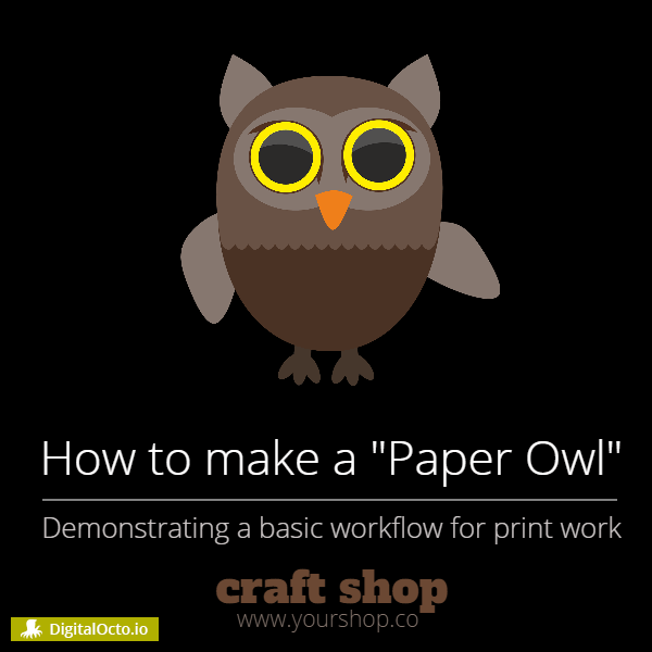 How to make a paper owl