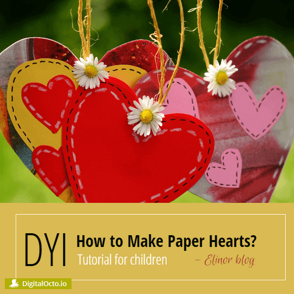 How to make paper hearts