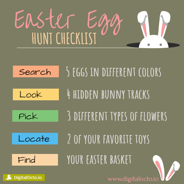 Easter egg – hunt checklist