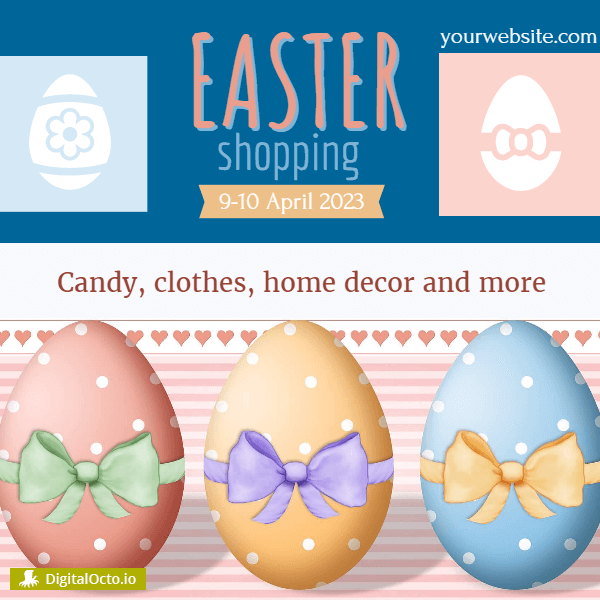 Easter shopping – promotion