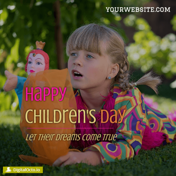 Happy Children's day dreams