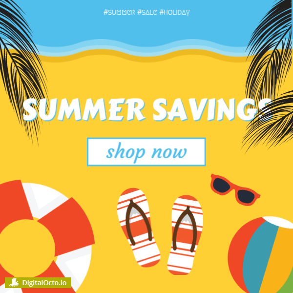 Summer savings - social media post idea