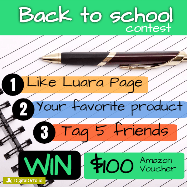 Back to school Facebook Contest