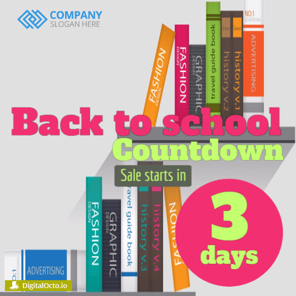 Back to school countdown