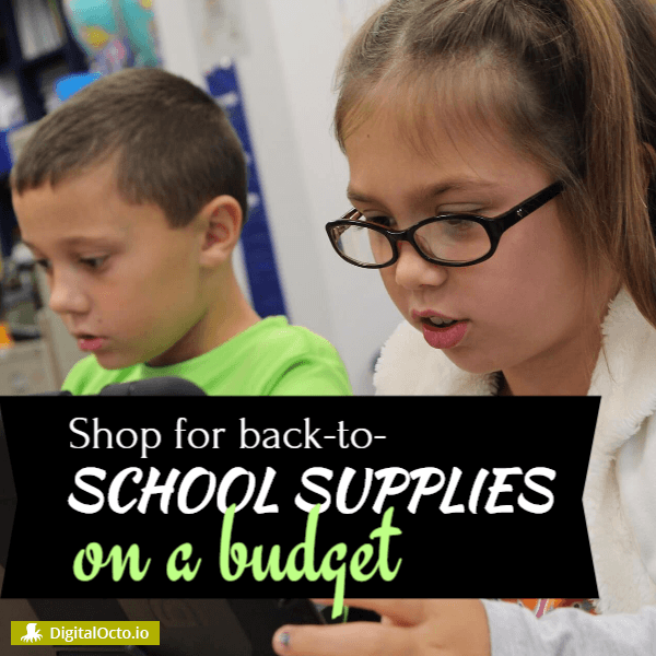 back to school supplies on a budget