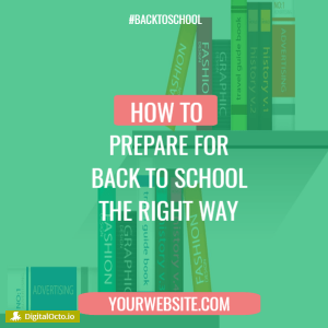 How to prepare for back to school season