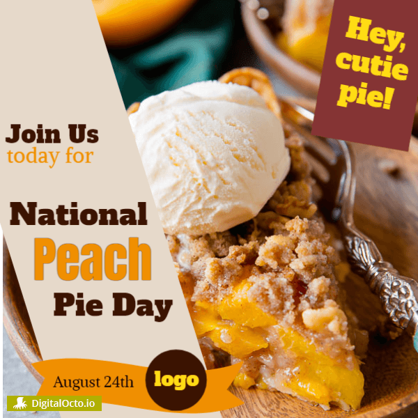 National Peach Pie Day