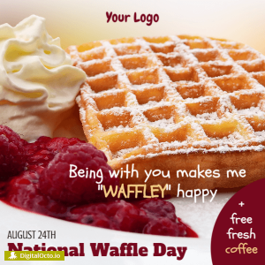 National Waffle Day promotion