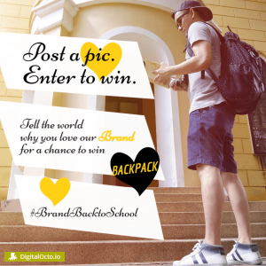 Back to school contest Tell the world why you love us