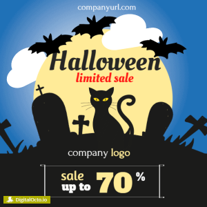 Halloween limited sale banner