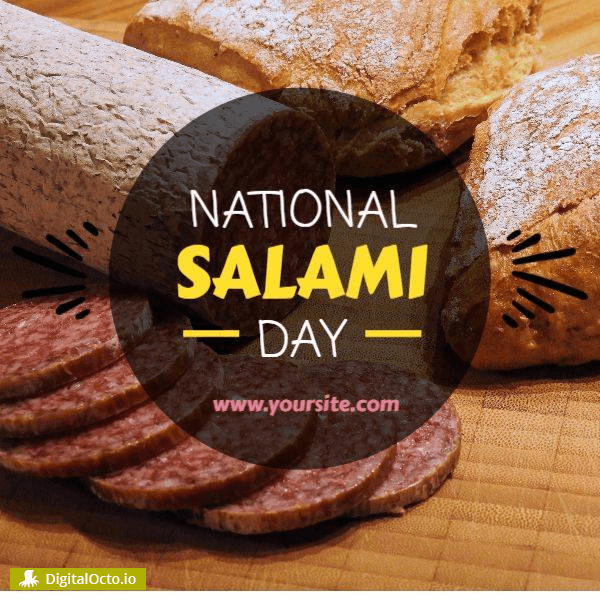 National Salami Day graphic