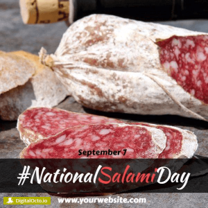 National Salami Day hashtag