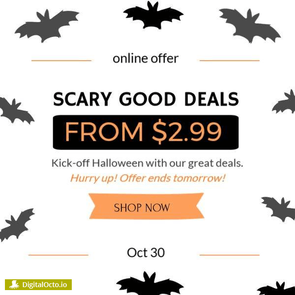 Halloween: scary good deals