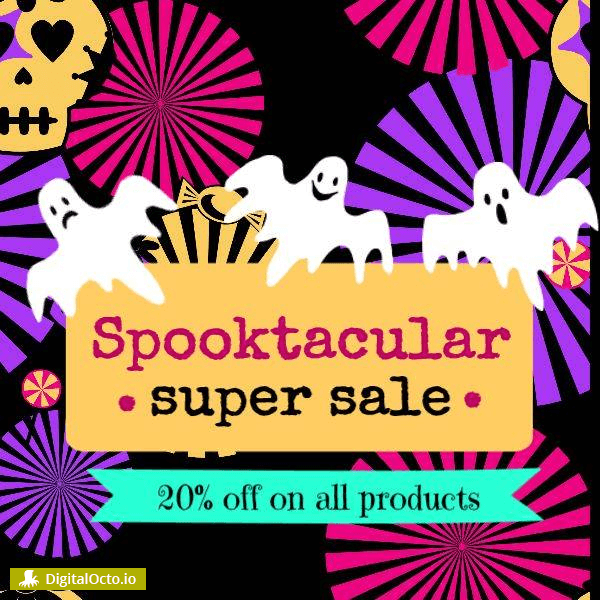 Haloween:spooktacular super sale