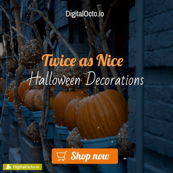 twice as nice halloween decorations