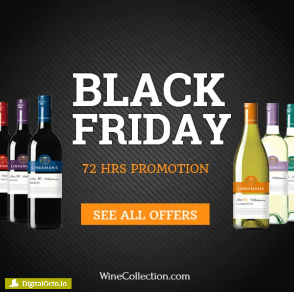 Black Friday wine promotion