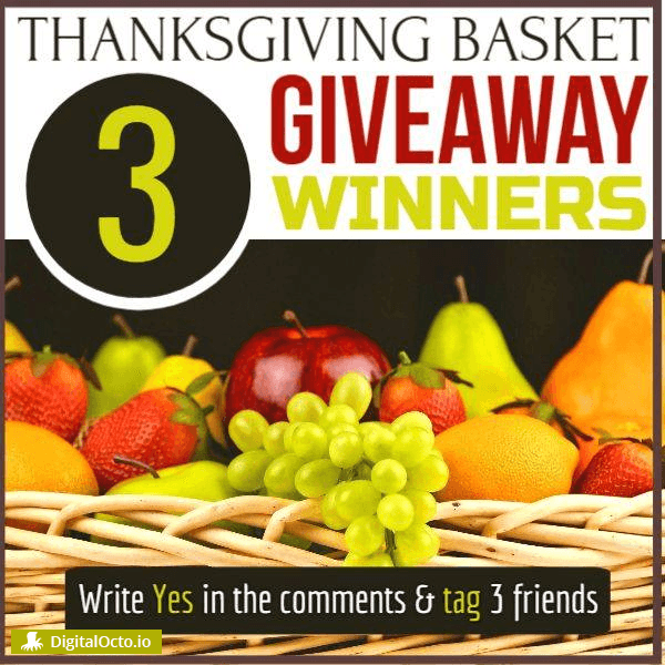 Thanksgiving basket giveaway