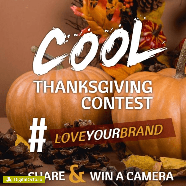 Thanksgiving hashtag contest