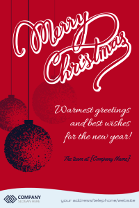 business christmas card greetings