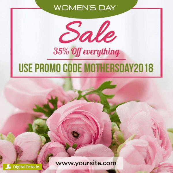 Women’s day – promo code offer