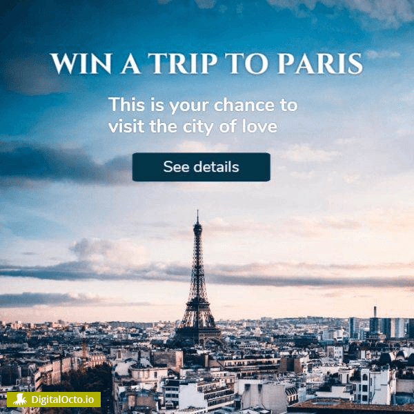 Win a trip to Paris