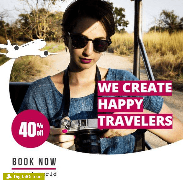 Create happy travelers book now