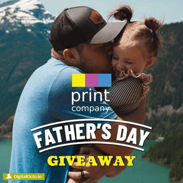 Fathers day giveaway for a company