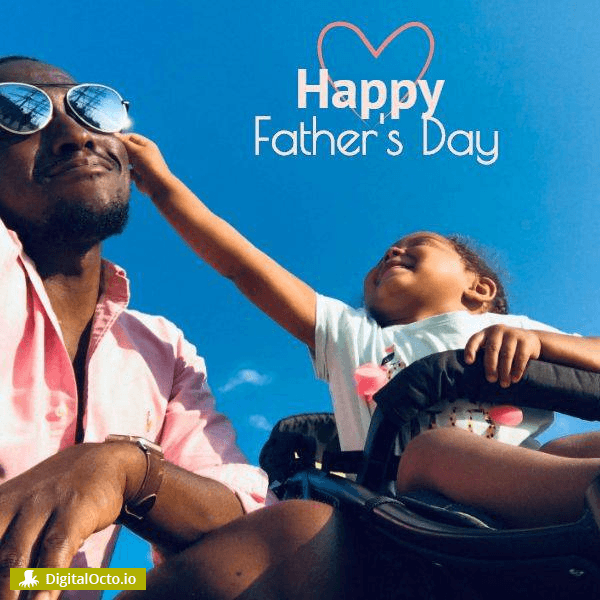 Happy father's day heart