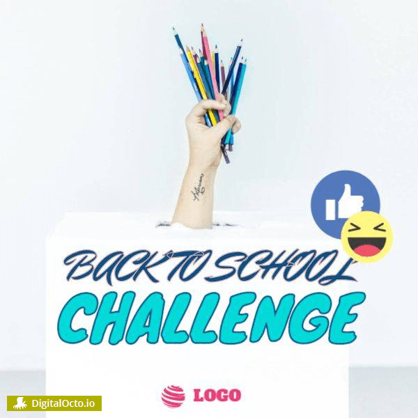 Back to School Challenge Design Template