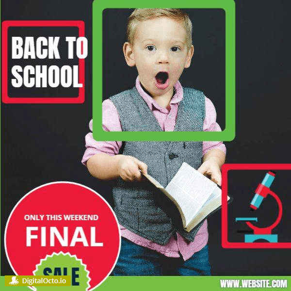 Back to School | Final Sale | Social Media | Design Template